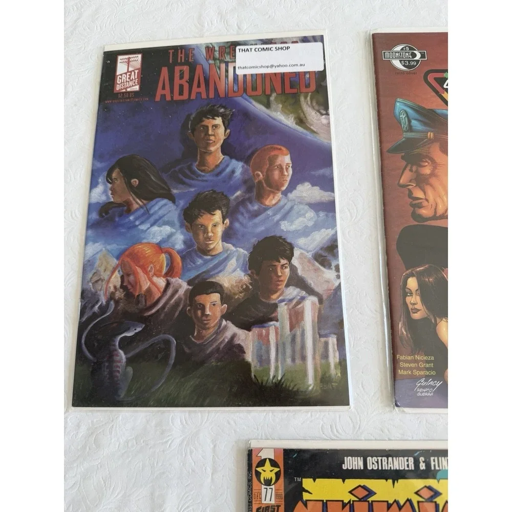 Lot 5‎ Indie Comic Books Grimjack Captain Action City Heroes Challenger Deep